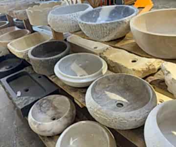 Doğal Taş Mermer Kurnalar