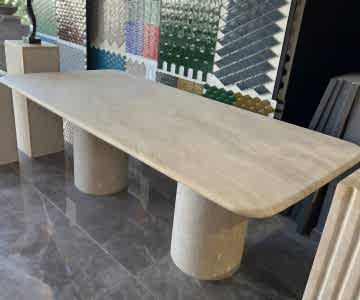 Doğal Taş Traverten Masa