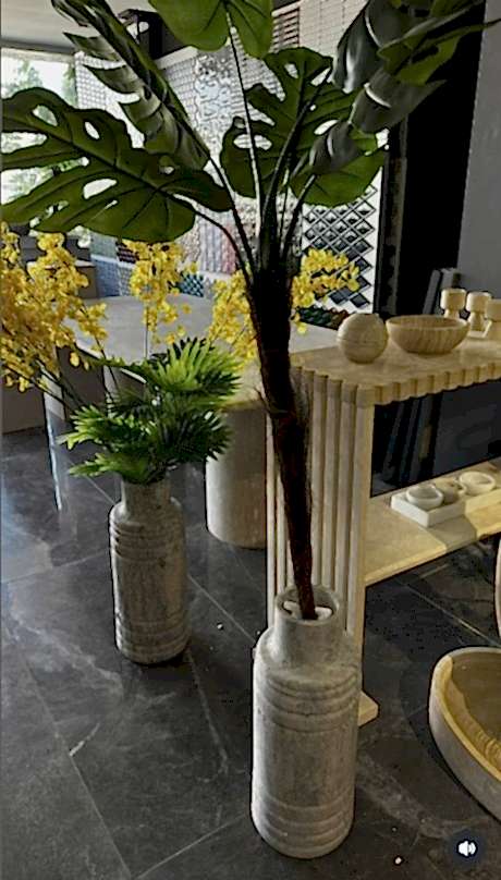 Doğal Taş Saksı, Vazo