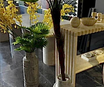 Doğal Taş Saksı, Vazo